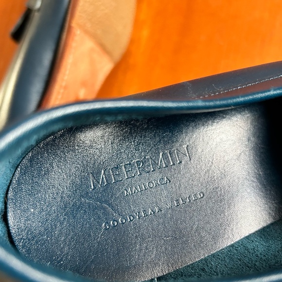 Meermin loafers - dark blue size 6UK - Picture 5 of 7